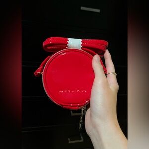 Marc Jacobs Mini Red Purse Cosmetics Bag